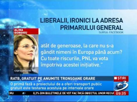 RATB gratuit pe anumite tronsoane. Când urmează să intre în vigoarea noua schimbare