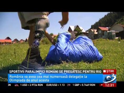 Sportivii paralimpici români se pregătesc pentru Rio