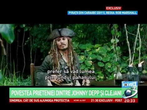 Povestea prieteniei dintre Johnny Depp și Clejani: &ldquo;Cred că i-am dat și un cot &icirc;n umăr c&acirc;nd a trecut pe l&acirc;ngă mine&rdquo;