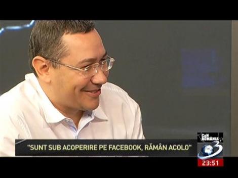 CaN România. Victor Ponta recunoaște că e "acoperit"