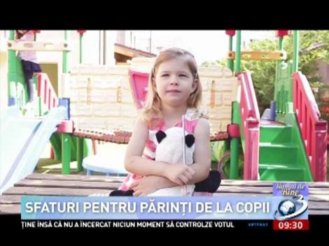 Numai de bine. Sfaturi pentru părinți de la copii