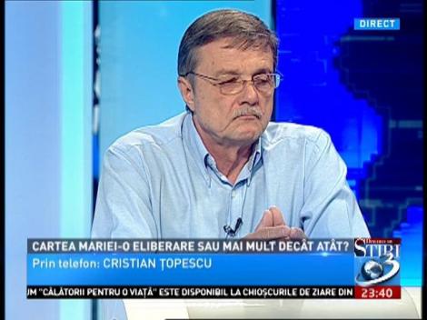 Moment emoționant în emisiunea Dincolo de Știri: Cristina Țopescu, în dialog cu Cristian Țopescu