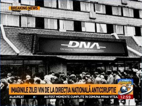 Imaginile zilei vin de la Direcția Națională Anticorupție