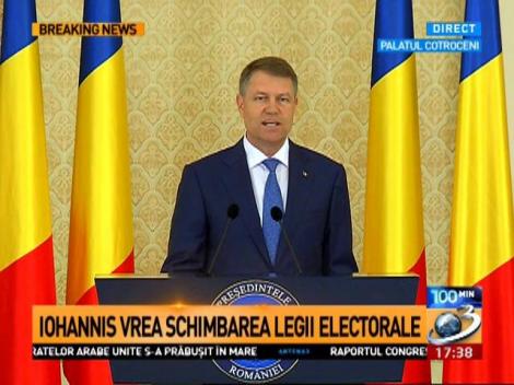 Klaus Iohannis: "Dumneavoastră, alegătorii, trebuie să schimbați, prin vot, felul &icirc;n care acționează partidele politice"