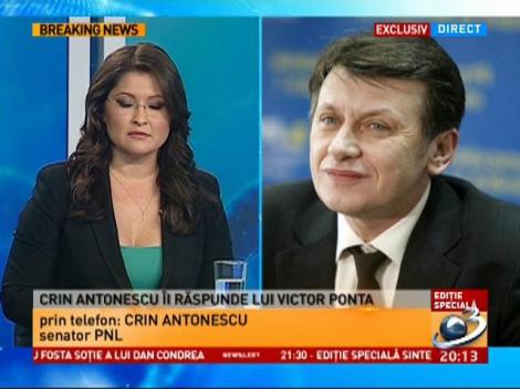 Ce spune Crin Antonescu despre revenirea &icirc;n politică
