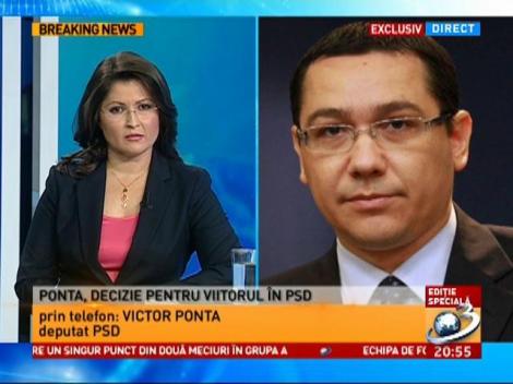 Ponta, decizie pentru viitorul în PSD