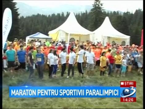 Maraton pentru sportivii paralimpici