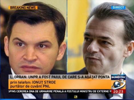 Ludovic Orban, membru PNL, despre fuziunea cu UNPR