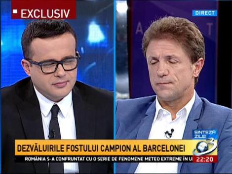 Gică Popescu, despre experiența de căpitan la Barcelona