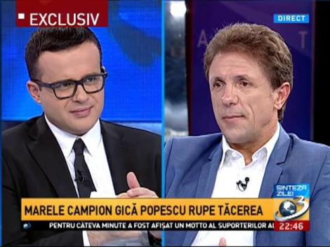 Gică Popescu: În fiecare an îmi puneam trei dorințe. Una era să fiu mai bun decât Hagi