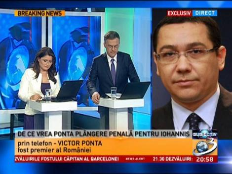 De ce vrea Victor Ponta plângere penală pentru Klaus Iohannis