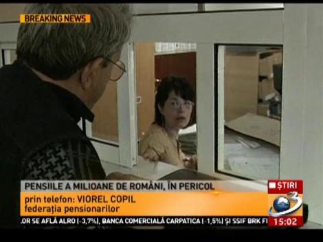 Viorel Copil, despre pericolul &icirc;n care sunt pensiile