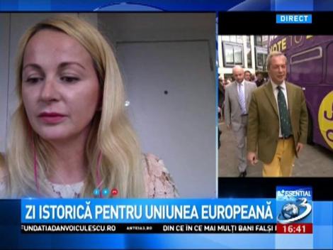 Actrița Delia Antal, despre referendumul din Marea Britanie