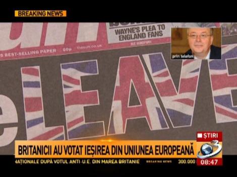 Chirieac: Nu se aștepta nimeni, &icirc;n primul r&acirc;nd Bruxelles-ul, care nu are un plan B &icirc;n cazul ăsta