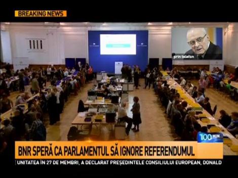 BNR speră ca Parlamentul să ignore referendumul din Marea Britanie. Ce spune Adrian Vasilescu, consilierul Guvernatorului BNR