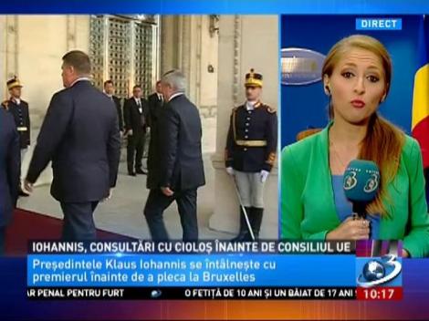 Consultări &icirc;ntre președintele Iohannis și premierul Cioloș, &icirc;nainte Consiliul UE. Ce vrea Rom&acirc;nia