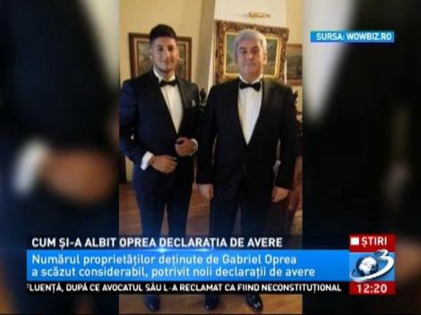 Cum și-a albit Oprea declarația de avere