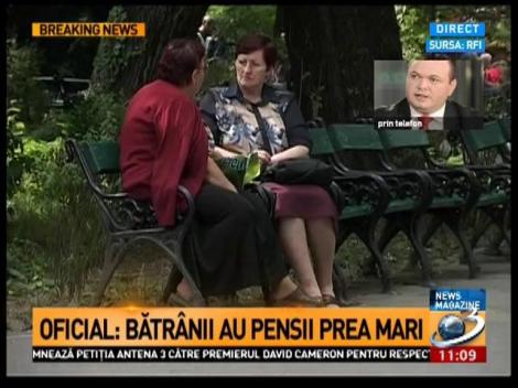 Oficial: Pensionarii de acum primesc o pensie mai mare dec&acirc;t posibilitățile financiare ale bugetului