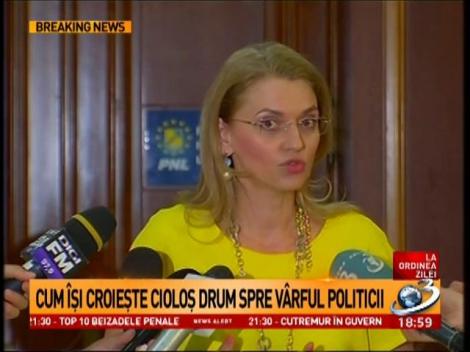 Alina Gorghiu: Dl Cioloş este un profil corect de prim-ministru pentru PNL