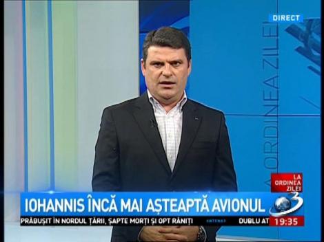 Iohannis &icirc;ncă mai aşteaptă avionul
