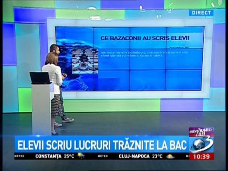 BACALAUREAT 2016: Elevii scriu lucruri cumplite. Perle și bijuterii alese