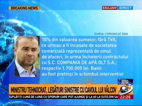 Legăturile ministrului P&icirc;slaru cu primăria lui Darius V&acirc;lcov