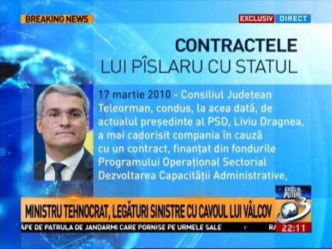 Exces de putere: Ministru din Cabinetul Cioloș, legături sinistre cu ”cavoul” lui Vâlcov