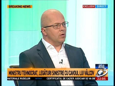 Exces de putere: Relația șocantă a unui ministru din Cabinetul Cioloș cu &rdquo;cavoul&rdquo; lui V&acirc;lcov