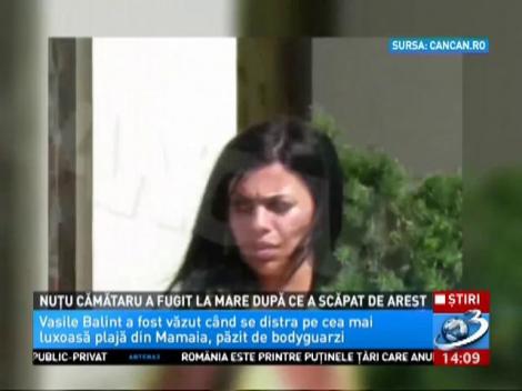 Nuțu Cămătaru a fugit la mare cu un alai de bodyguarzi după el