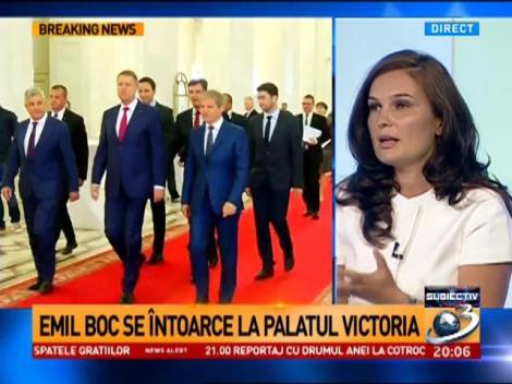 Subiectiv. Emil Boc se &icirc;ntoarce la Palatul Victoria