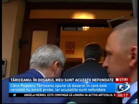 Tăriceanu: În dosarul meu sunt acuzații nefondate