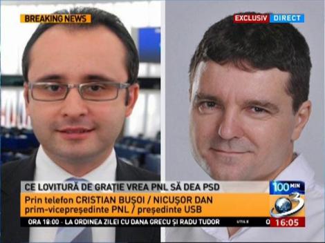Alianță PNL &ndash; USB &icirc;n Primăria Capitalei? Ce spun Cristian Bușoi și Nicușor Dan