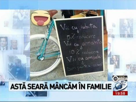 Deziluzia Optică: Astă seară m&acirc;ncăm &icirc;n familie