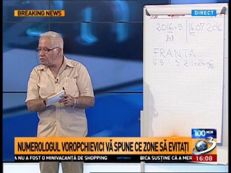 Numerologul Mihai Voropchievici explică atentatul de la Nisa