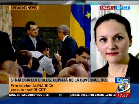 Principiile anticorupție ale lui Cioloș, copiate de la Guvernul Boc și scrise de Bica. Alina Bica: Nu pot decât să mă bucur