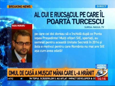 Exploziv: Radu Moraru anunță un serviciu de informații format din unirea tuturor structurilor secrete. Cine face parte din serviciu