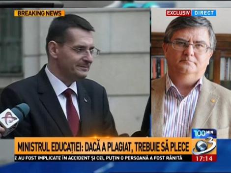 Ministrul Educaţiei ameninţă că pleacă dacă Petre Tobă răm&acirc;ne