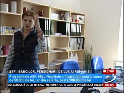 Șefii băncilor, pensionarii de lux ai României