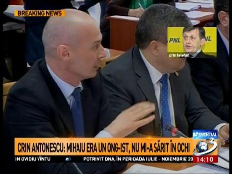 Crin Antonescu: Liviu Mihaiu era un ONG-ist, deci nu mi-a sărit &icirc;n ochi