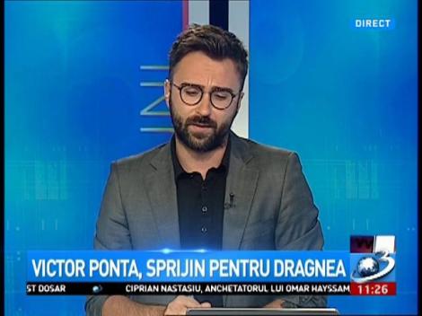 Victor Ponta, sprijin pentru Dragnea