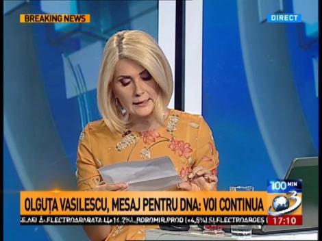 Lia Olguța Vasilescu: Vreau să fac dosarul public