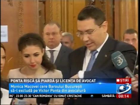 Victor Ponta riscă să piardă și licența de avocat