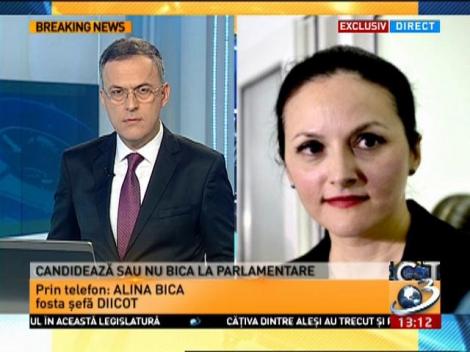 Alina Bica: Nu intenționez să candidez. Cred că anumite persoane doresc să manipuleze