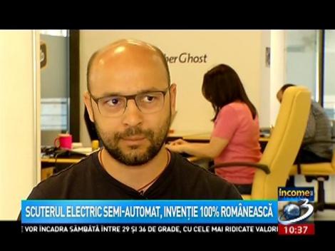 Primul scuter electric semi-automat, inventat în România