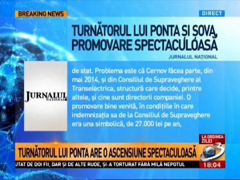 Turnătorul lui Ponta şi Şova, promovare spectaculoasă