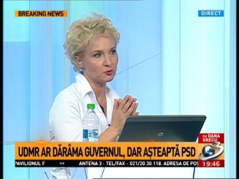 UDMR ar dărâma guvernul, dar aşteaptă PSD