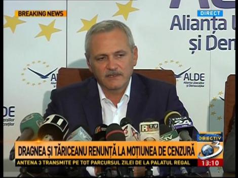 PSD și ALDE am&acirc;nă moțiunea de cenzură
