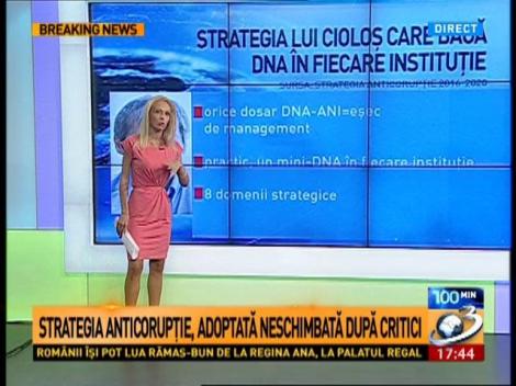 Strategia anticorupţie, adoptată neschimbată după critici