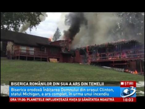 Biserica rom&acirc;nilor din SUA a ars din temelii