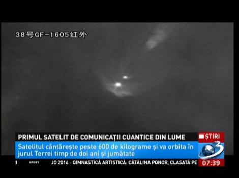 Premieră mondială. China a trimis &icirc;n spațiu primul satelit de comunicații cuantice